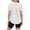 White, variant on TGSLY Women's UPF 50 Sun Protection Tops Crew Neck Short Sleeve Solid Color Athletic T-Shirt Quick-Dry Fit Back Pleated Detail Curved Hem Tunic Blouses L