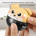 thumbnail image 1 of Mechanical Kitchen Timer Cute Dog Manual Counters for Home Cooking Reminder Tool(Khaki), 1 of 9