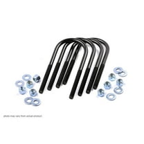 Rough Country 9/16" Round Suspension U-Bolts | 9/16 x3.625 x 10 - 7655