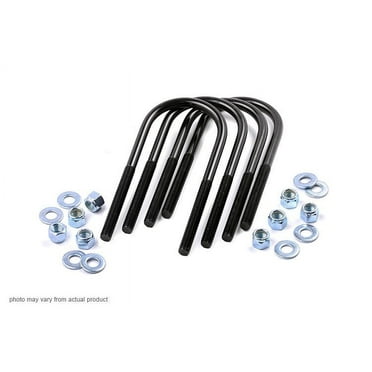 Rough Country 9/16" Round Suspension U-Bolts | 9/16 x3.625 x 10 - 7655