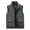 Gray, variant on IROINNID Men's Sleeveless V-Neck Short Vest Solid Color Leisure Thin Workwear Vest Stand Collar Jacket Tank Tops