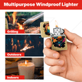 thumbnail image 6 of Zippo Pocket Lighter Blooming Skull Street Brass, 6 of 7