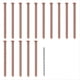 thumbnail image 1 of 15Pcs Copper Nails for Killing Trees Stump Root, 3.14 Inch, 1 of 5