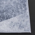 thumbnail image 4 of Safavieh Santa Monica Beatrice Abstract Machine Washable Area Rug, Dark Gray/Turquoise, 5' x 8', 4 of 11
