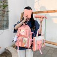thumbnail image 4 of Mochila para estudiantes de secundaria, mochila para tutorías de estudiantes de primaria, mochila para niños del campus, bolso de hombro, conjunto de varias piezas, 4 of 5