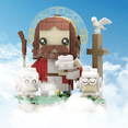 thumbnail image 2 of 277 PCS MOC Christ Jesus with Sheep Model Building Blocks Divine Shepherd Toys, 2 of 11