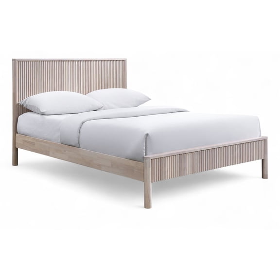 Meridian Furniture Kivo Natural Solid Wood King Bed