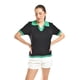 thumbnail image 1 of Blusa acanalada tipo polo Roman Fashion /Juvenil, 7280 (Negro) negro G, 1 of 5
