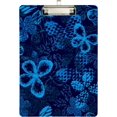 thumbnail image 2 of FMSHPON Butterfly Blue Clipboard Hardboard Wood Nursing Clip Board and Pull for Standard A4 Letter 13x9 inches, 2 of 8