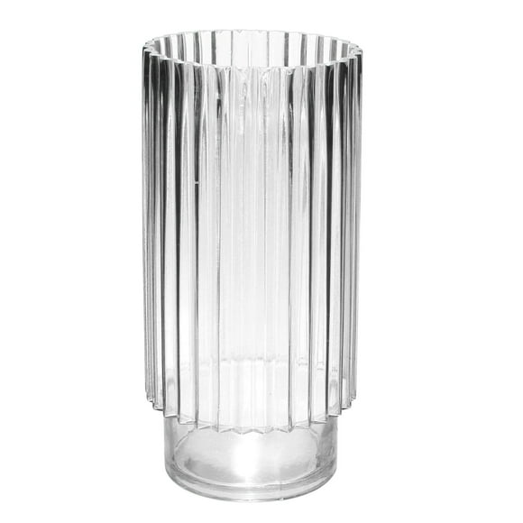 Set of 6 Ribbed Cylinder Vase