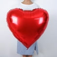 thumbnail image 5 of Washranp 36 Inch Heart Huge Balloons,Romantic Foil Balloons Valentines Day Balloons for Wedding Engagement Anniversary Party Favor Decorations, 5 of 7