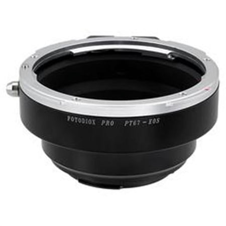 UPC: 0812759010106 | Pro Mount Adapter for Pentax 67 Lens to Canon EOS EF-Mount Camera  No Dandelion Focus Confirmation Chip