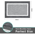 thumbnail image 2 of Tapis de Porte Intérieur ”x” Absorbant Résistant à la Saleté Lavable Tapis de Porte d'Entrée Tapis Intérieurs pour Vestibule Antidérapant Tapis de Sol Intérieur Profil Bas Tapis de Porte Tapis d'Entrée Kaki, 2 of 8