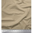 thumbnail image 1 of Soimoi Brown Cotton Poplin Fabric Artistic Geometric Printed Craft Fabric by the Yard 56 Inch Wide, 1 of 3