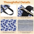 thumbnail image 4 of Pioneer Flower Floral Print Pattern Insulated Lunch Bag for Women Men, Large Portable Soft Cooler Tote, Thermal Food Storage Bag with Pearl Cotton, 8.66L, 8.75"x5.75"x9.5", 4 of 6