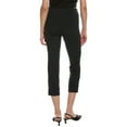 thumbnail image 2 of Anne Klein womens  Pull-On Slim Crop Pant, S, Black, 2 of 3
