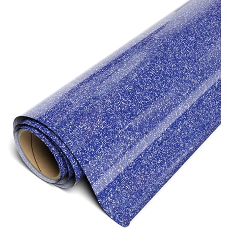 Siser Sparkle HTV Iron On Heat Transfer Vinyl 12" x 75ft (25 Yards) Roll - Blue Jean