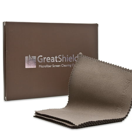 GreatShield Luxury Microfiber Cleaning Cloths 5.5" x 4" inch (10 Pack) for Eyeglass, Digital Video Camera Lens, Laptop, Plasma, TV, PC, Monitor Screen, Smartphone, Tablet, Watch, Jewelry
