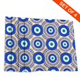 thumbnail image 2 of DouZhe Polyester Placemats Ensemble de 4, Motif Yeux Bleus Nazar Résistant à la Chaleur Place Mats pour Table à Manger, 12 Pouces x 18 Pouces, 2 of 6