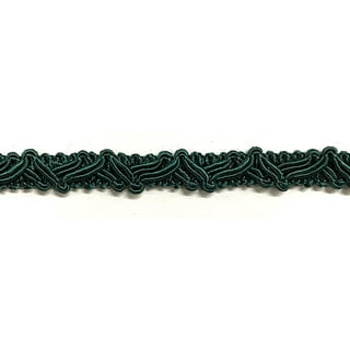 Burnt Orange Upholstery Trim, Waves Gimp Braid, Furniture Trim, 9-10mm  23/64 Inch Wide, Col 83 