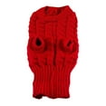 thumbnail image 4 of Petcessory DS1422BM Red Woolen Turtleneck Dog Sweater - Medium, 4 of 4