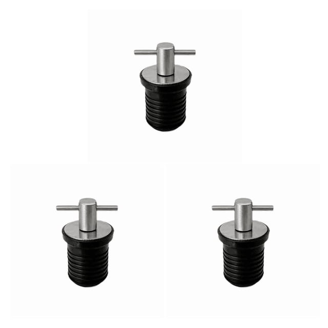 Kenally Tapón de drenaje, tapón de cubierta, suministros para barcos, accesorios de goma para kayak, conveniencia práctica 1-1/4 Type1 NO1