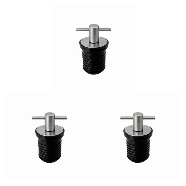 Kenally Tapón de drenaje, tapón de cubierta, suministros para barcos, accesorios de goma para kayak, conveniencia práctica 1-1/4 Type1 NO1