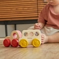 thumbnail image 3 of PlanToys® Wooden Timber Trail Bus | Montessori Push and Roll Toy for Fine Motor Skills, Coordination and Cause and Effect Learning | Eco Friendly Toy Vehicle for Imaginative and Active Play, 3 of 9
