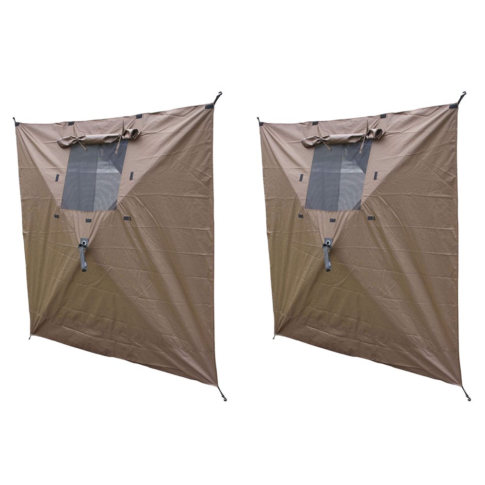 CLAM QuickSet Screen Tent Wind & Sun Panel, Accessory Only, Brown (2