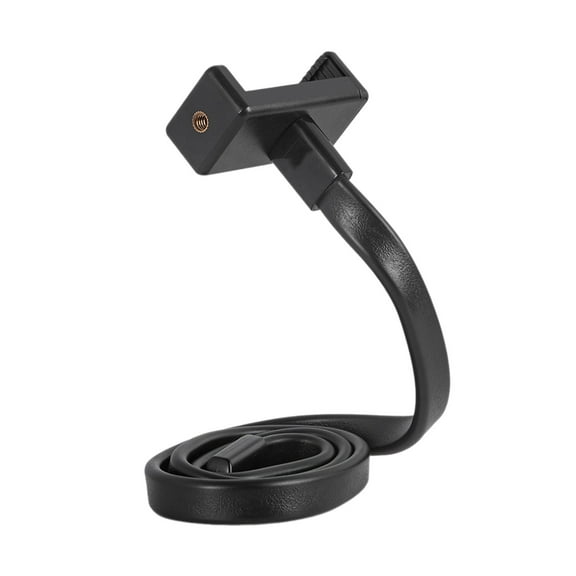 Flexible and Adjustable Gooseneck Phone Holder for Car, Treadmill, 1/4 Threaded Phone Holder Cellphone Mount