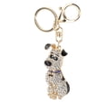 thumbnail image 1 of Linda Forma De Perro Crystal Rhinestone Llavero Bolsa Sparkling Bag Bolsas Mujeres Colgantes, 1 of 7