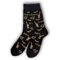 thumbnail image 5 of Music Novelty Sock Bundle - Sock Bro Mens 6 Pack - Guitars, Trumpet, Music Note, Boom Box Socks, 5 of 9