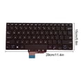 thumbnail image 4 of Seitruly Nuevos teclados de EE. UU. Equipo de entrada profesional Entrada Piezas de computadora portátil Reemplazo de accesorios de computadora Cuadernos de escritura y cuadernos de bocetos, 4 of 5