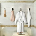 thumbnail image 7 of 2 Pack Adhesive Hooks, WeGuard Bath Robe Towel Hook, Stainless Steel Wall Mounted Coat Hooks for Bathroom Kitchen, Heavy Duty Wall Hooks for Hanging - Matte Black, 7 of 7