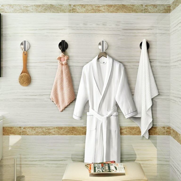 Towel Hooks, 4 Pack Towel Hooks for Bathrooms, Heavy-Duty Towel Hook for  Bathroom Wall Mounted, SUS304 Stainless Steel Bathroom Hooks for Towels