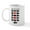 White, variant on CafePress - Pirate Flags Jolly Roger Mug - 11 oz Ceramic Mug - Novelty Coffee Tea Cup