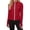 #18Deep Red, variant on UV Protection Women's Full Zip Mock Neck Athletic Jacket Long Sleeve Thumb Holes Slim Fit for Yoga Gym Workout Active Wear White 3XL