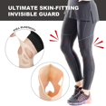 thumbnail image 4 of 1 par de rodilleras para deportes acuáticos, rodilleras impermeables ultrafinas de silicona, sujeción de rodilla para desgarro de menisco, alivio del dolor de lesiones en la rodilla, 4 of 5