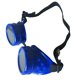 thumbnail image 1 of Gafas Wocst Cyber Vintage Steampunk Azules, 1 of 3