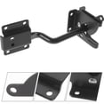 thumbnail image 4 of 1Set Heavy Duty Carbon Steel Gate Latch for Wooden Fence Door with Locking Function Black 15x3in, 4 of 8
