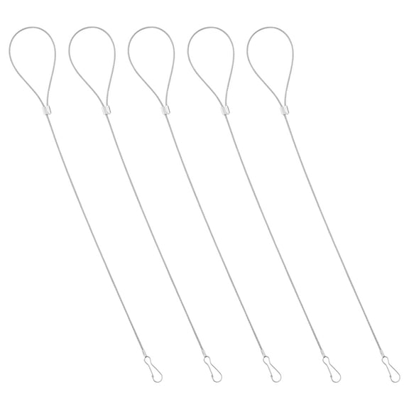 PBPBOX 5Pcs Metal Gate Pull Cord with Rust Resistant Stainless Steel for Garden and Yard Use