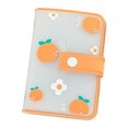 thumbnail image 1 of Titular de la tarjeta de crédito simple Binder Pockets Storage Bag Photo Sticker Holder Business Card Organizer ID Card Case para , naranja mandarina mayimx titular de la tarjeta, 1 of 7