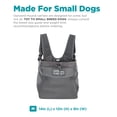 thumbnail image 3 of Outward Hound PupPak Porte-Bébé pour Chien, Moyen, Gris, 3 of 9