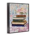 thumbnail image 2 of Stupell Industries Cottage Vintage Books & Florals Black Framed Giclee Art, 16 x 20, by The Prints Vibe, 2 of 8