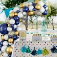 thumbnail image 5 of Navy Blue and Gold Balloon Arch Kit, 102PCS of Blue, Gold, and White Balloons with Confetti Balloons for Party Decorations, Matte Latex Suit_Perfect Gift, 5 of 5