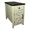 White & Black, variant on Tcbosik Farmhouse Side Table with Charging Station, 13.7 inch Small Nightstand with Barn Door and Storage Drawer, End Table with Shelf for Living Room, Bedroom, White & Black