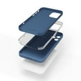 thumbnail image 3 of Red Ember Shockproof Case for iPhone, Ultra Slim Protective Liquid Silicone Matte Finish Phone Case - iPhone 11 Pro - Navy Blue, 3 of 5