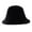 black, variant on Bucket Hat Casual Soft Trendy Warm Hat for Travel Camping Hiking Street Trekking White