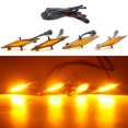 thumbnail image 3 of Labymos 4 PCS Smoked Amber white Front Grille Lights Kits Replacement For Toyota 4Runner TRD, 3 of 8