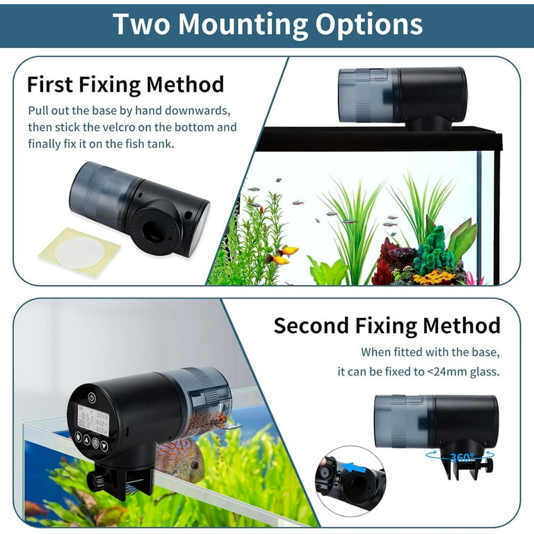 Lychee Fish Tank Automatic Feeder Fish Food Dispenser Intelligent